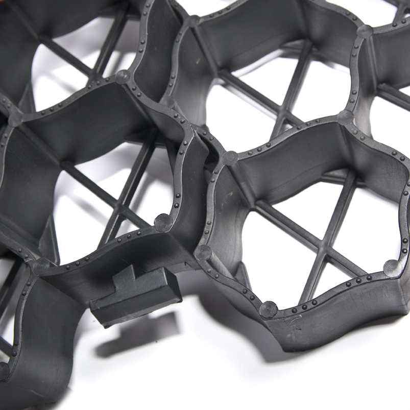 Ploščice za travo EKOGRID - 60x40x3 cm - črna