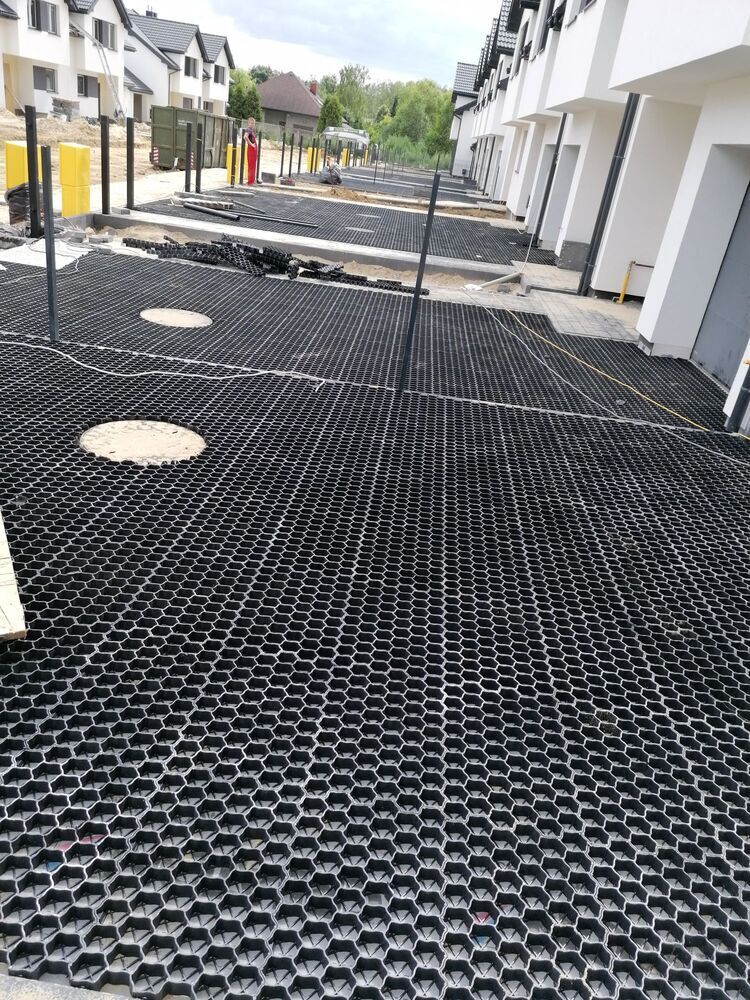 Ploščice za travo EKOGRID - 60x40x3 cm - črna