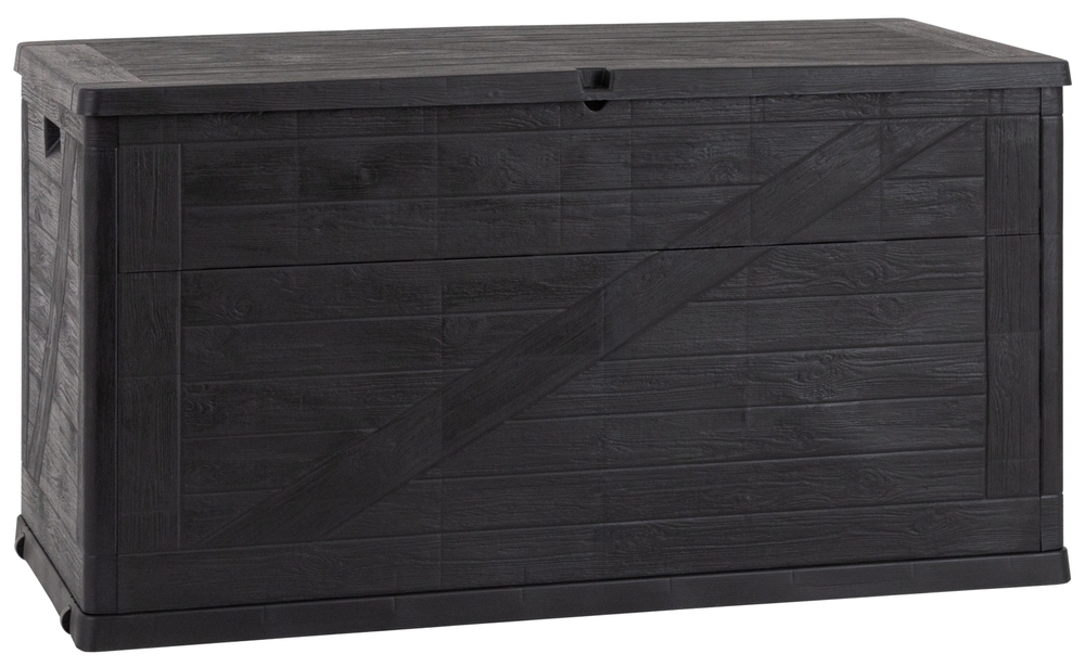 Vrtni plastični zaboj za shranjevanje 420 L - grafit