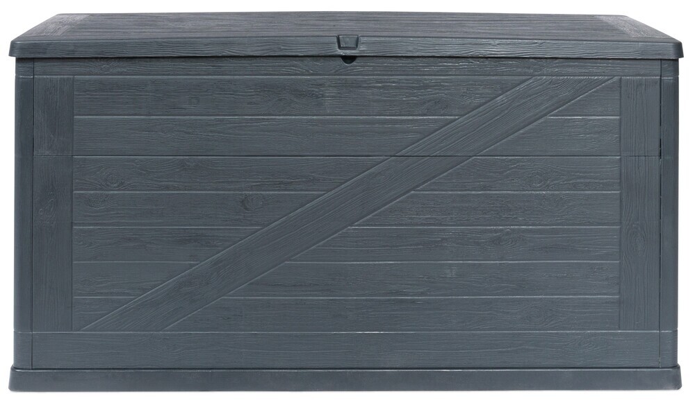 Vrtni plastični zaboj za shranjevanje 420 L - grafit