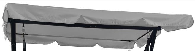 nadstrešek za gugalnico DE LUXE II - siv