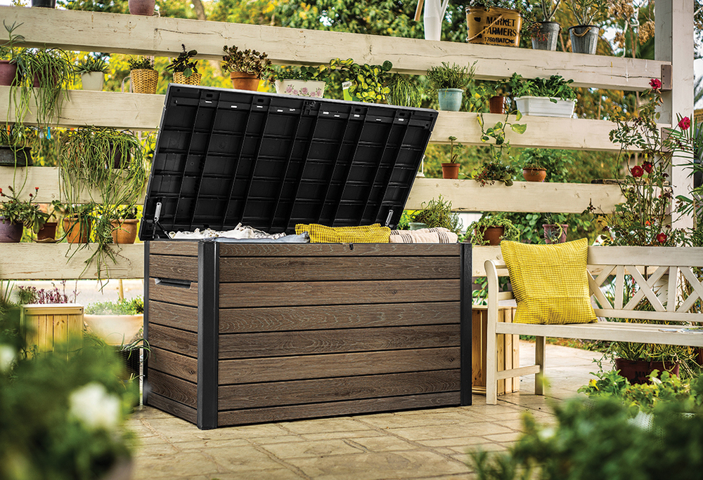 SIGNATURE HORIZONTALNA škatla za shranjevanje 870 L - OREH