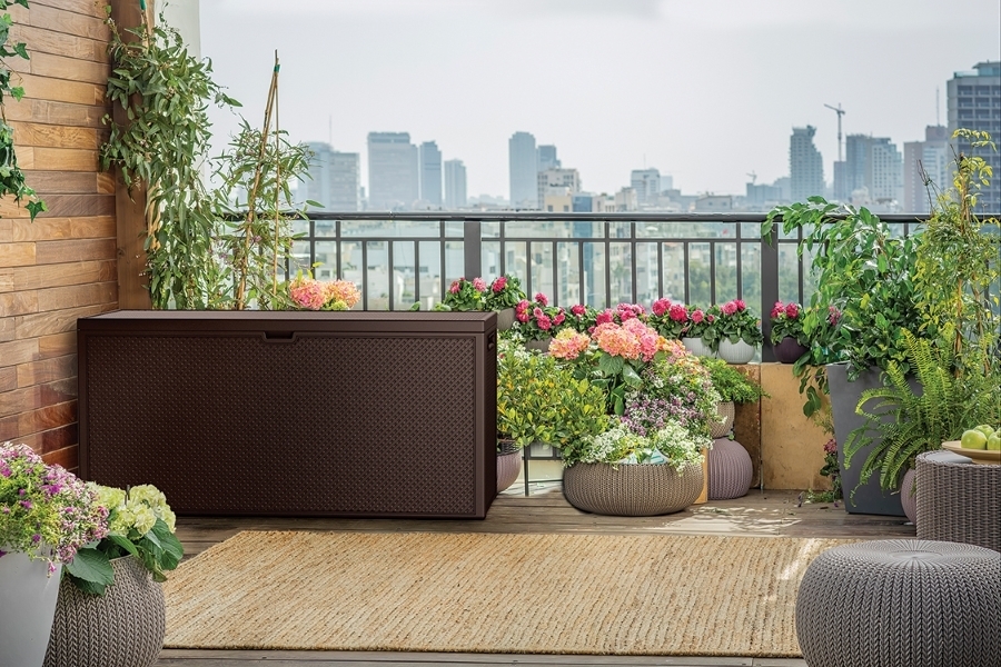 EMILY posoda za shranjevanje 270L - rjava