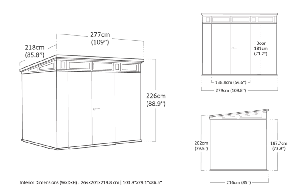 PENT Podpis HORIZONTALNA hiša 9x7 - ASHWOOD