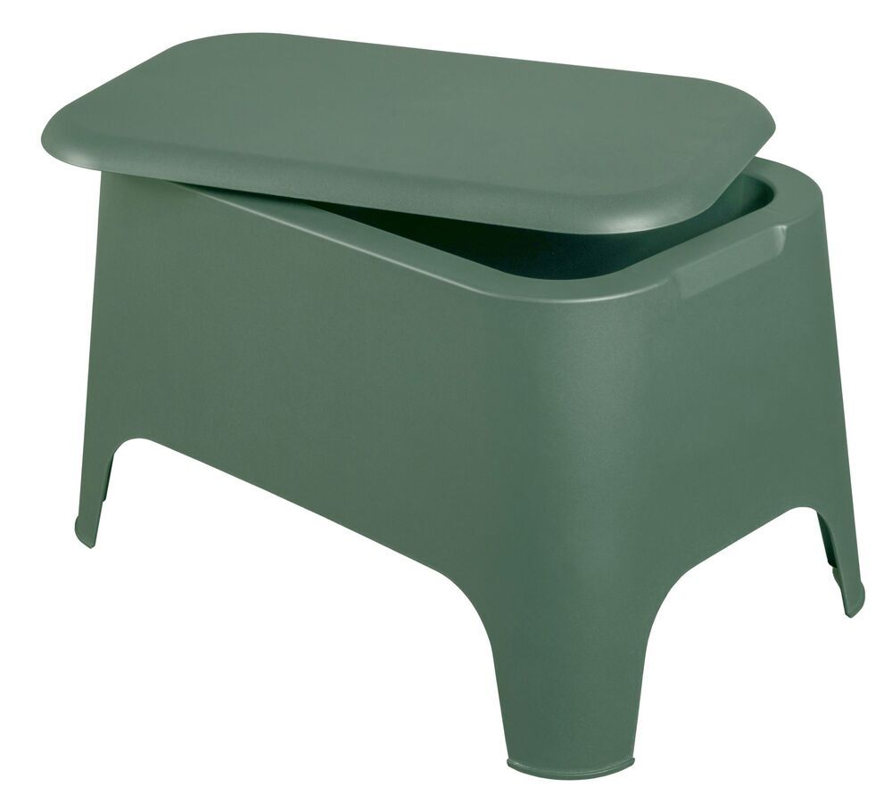 PETRA plastični stol+kuti - avokado zelena