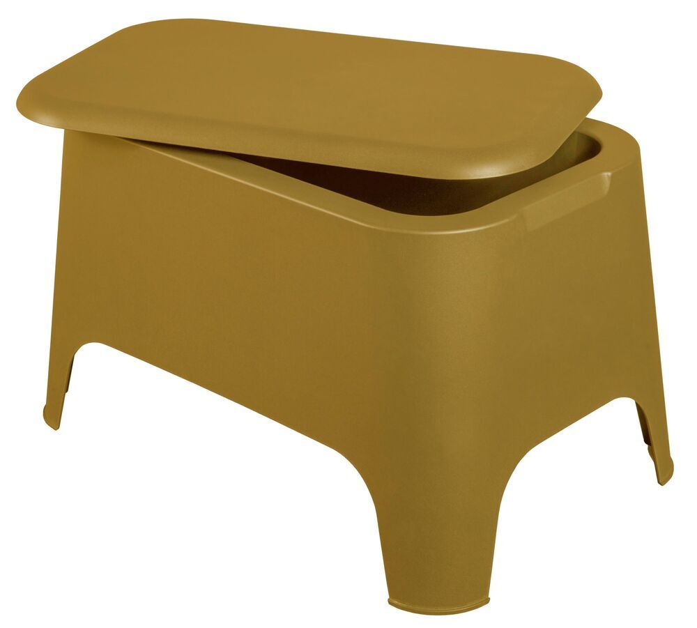 PETRA plastični stol+kUTIJA - oker