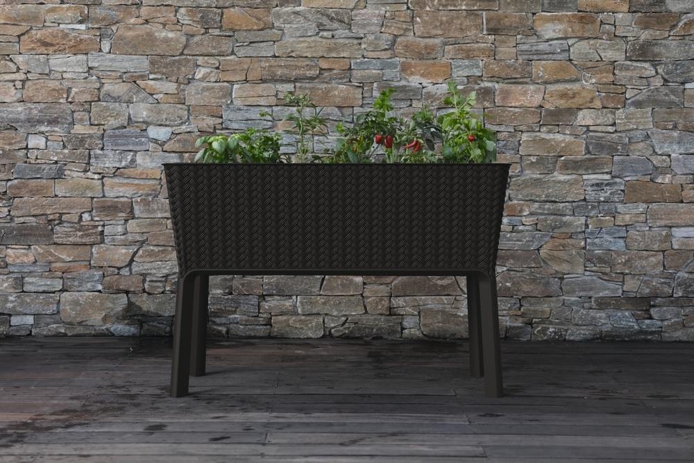 Cvetlični lonec SPLENDOR 120 L - rjav