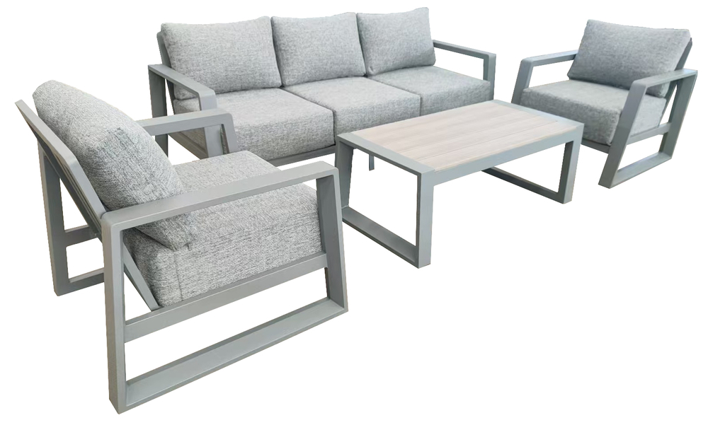 Komplet aluminija BOSTON - siv