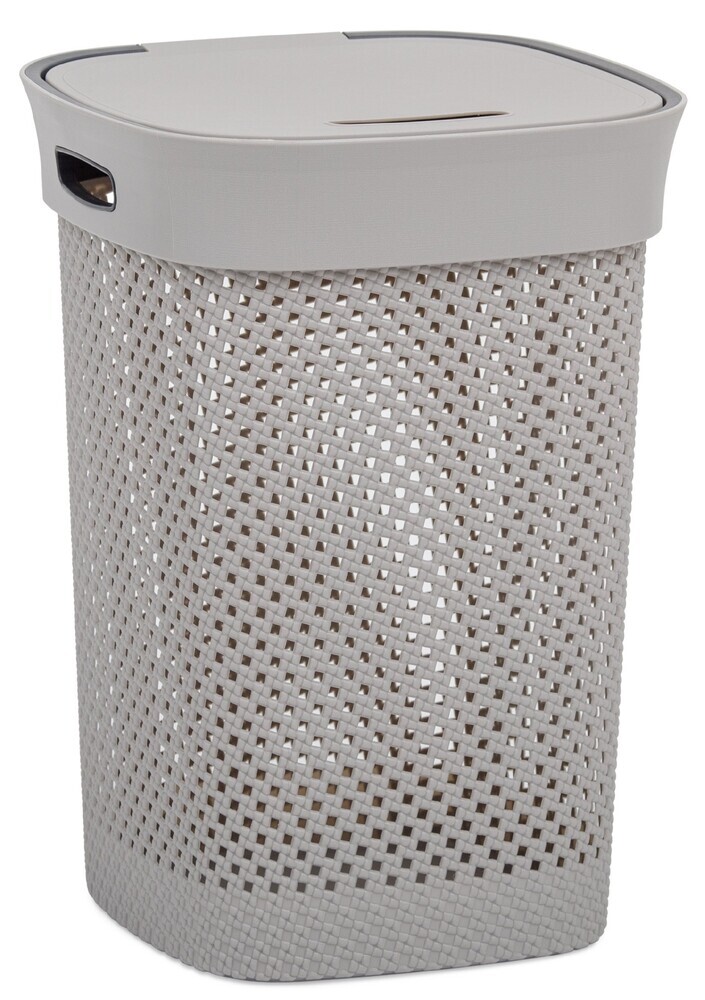 Koš za perilo WOOLLY 50 L - siva / antracit