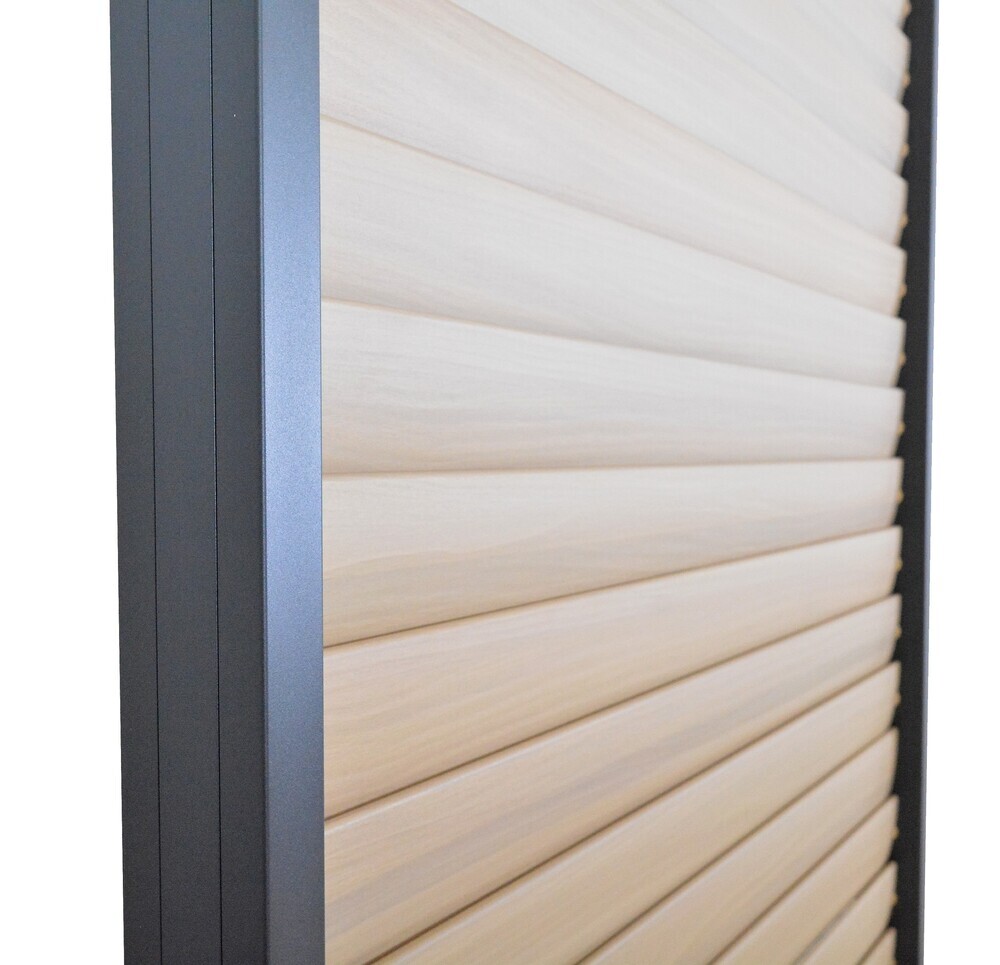 Pergola PANEL LAMELY zastínění fixní horizontální 1 m pro bioklimatickou Rojaplast (foto 151)