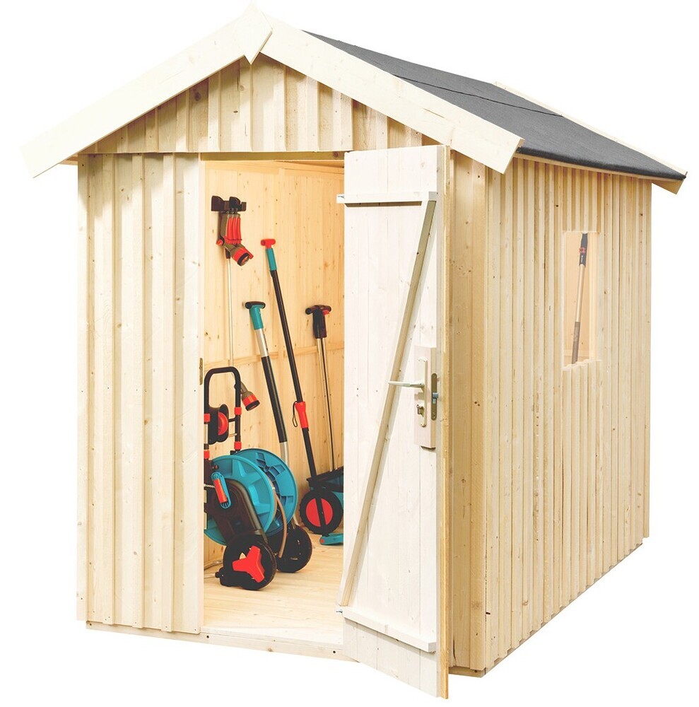 WEKA Lesena vrtna hišica 348 (200 x 286 x 220 cm)