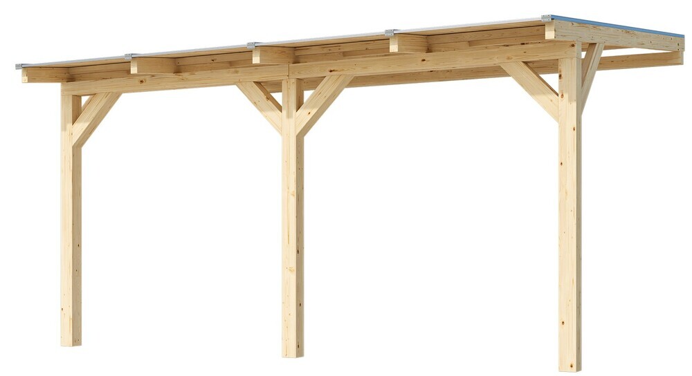 WEKA Lesena vrtna pergola 672 (4,3x3,7 m)