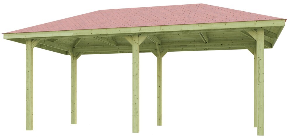 WEKA Leseni vrtni gazebo 651 (584 x 333 x 291 cm)