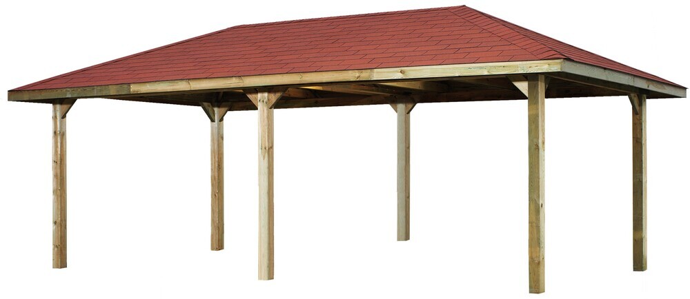 WEKA Leseni vrtni gazebo 651 (678 x 380 x 306 cm)