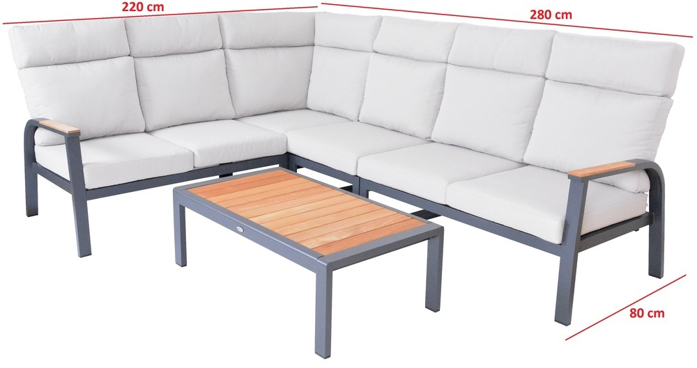 ANNECY kotni aluminijasti komplet