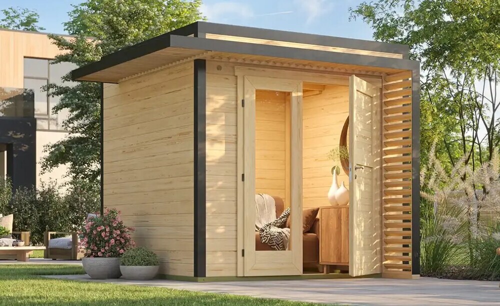 WEKA Luksuzna lesena vrtna hišica Amberley (2,9x2,9m)