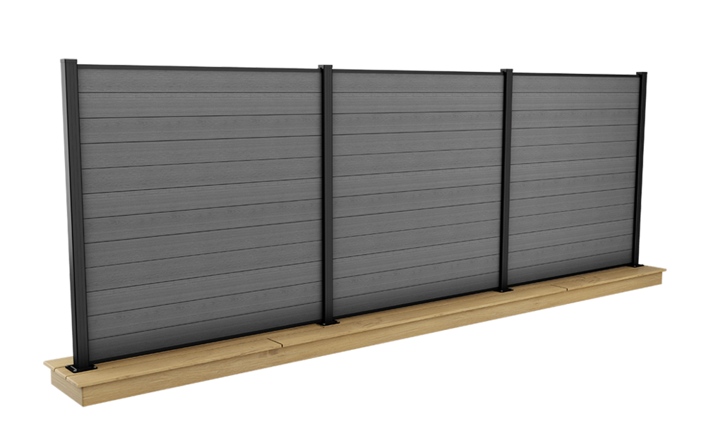 Ograja KETER FENCE KIT siva (3x panel)