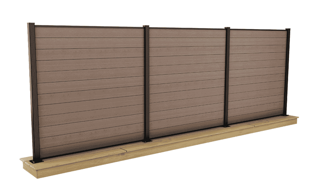 Ograja KETER FENCE KIT rjava (3x panel)