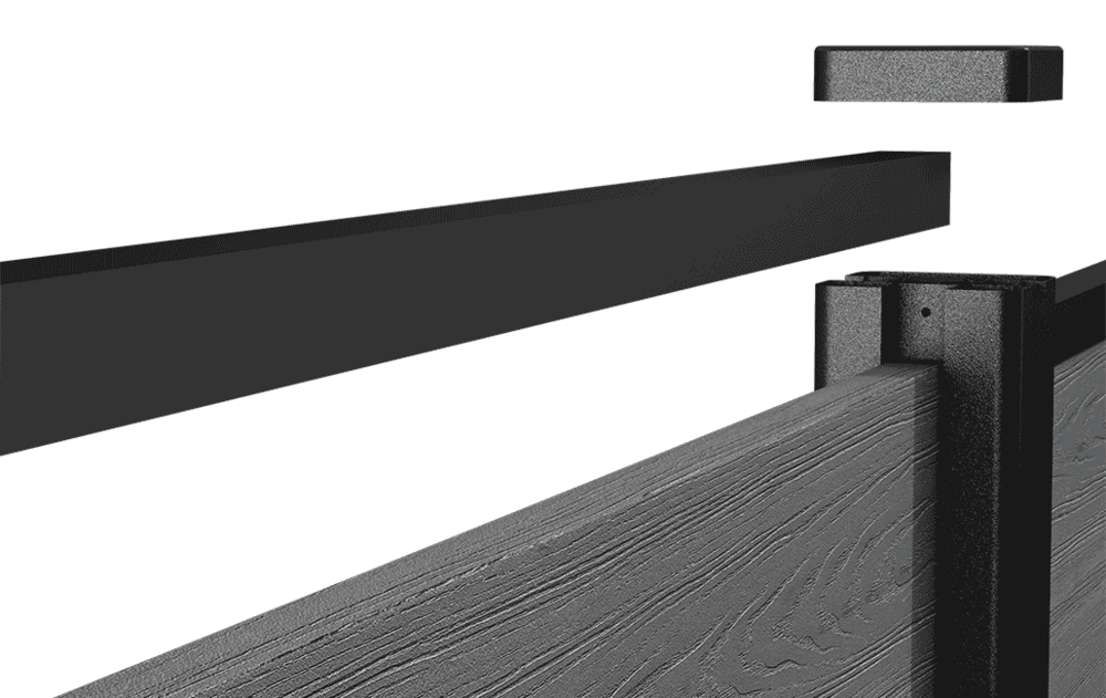 Aluminijasti drog za ograjo KETER 180 cm - antracit