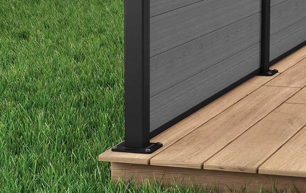 Aluminijasti drog za ograjo KETER 180 cm - antracit