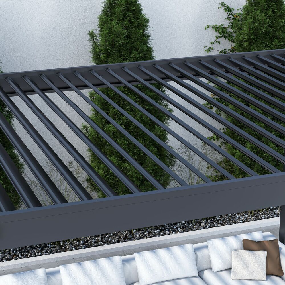 Bioklimatická pergola INTRO PLUS 4x3 m Rojaplast (foto 82)