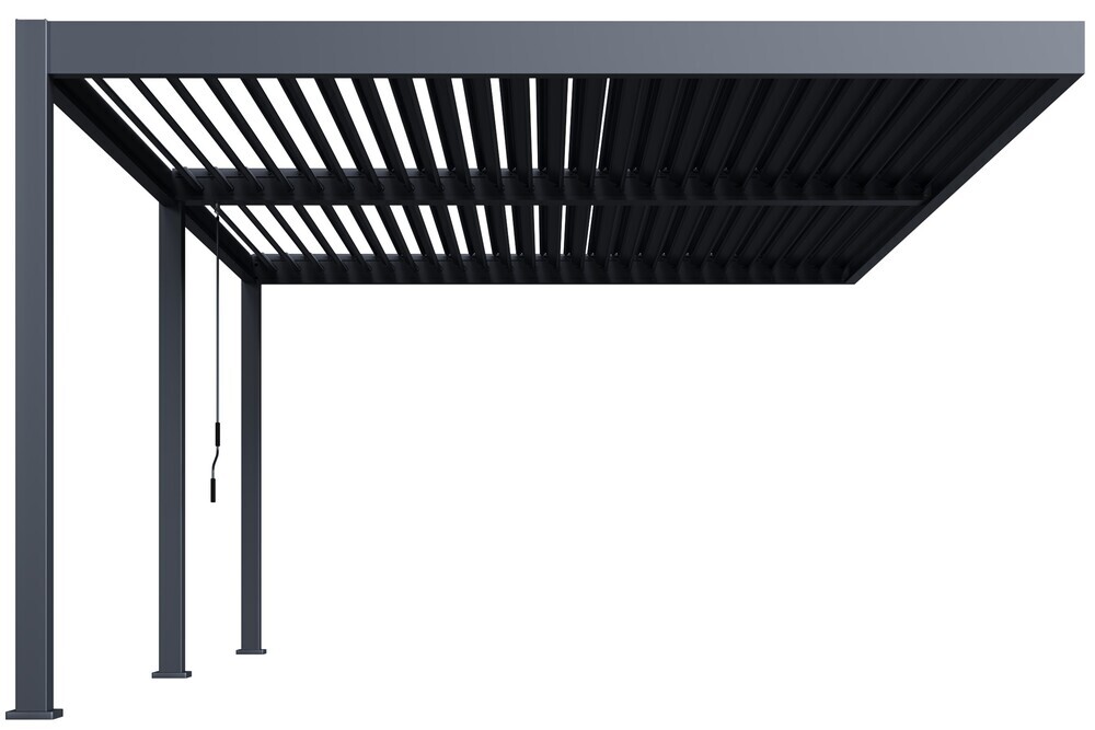 Bioklimatická pergola ke stěně INTRO DUO 4x4 m Rojaplast (foto 48)