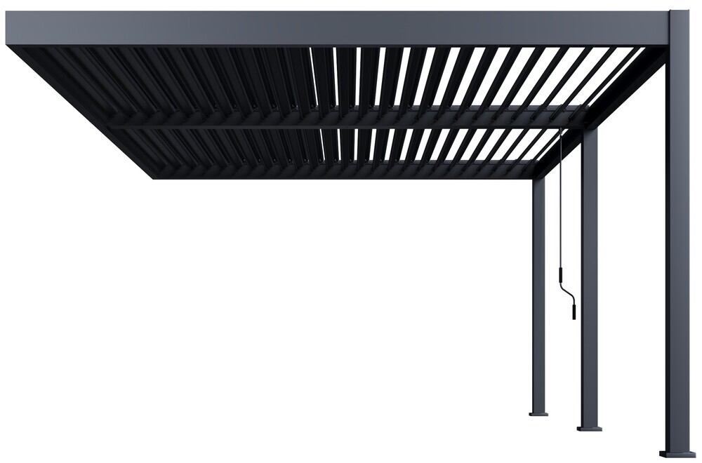 Bioklimatická pergola ke stěně INTRO DUO 4x4 m Rojaplast (foto 51)