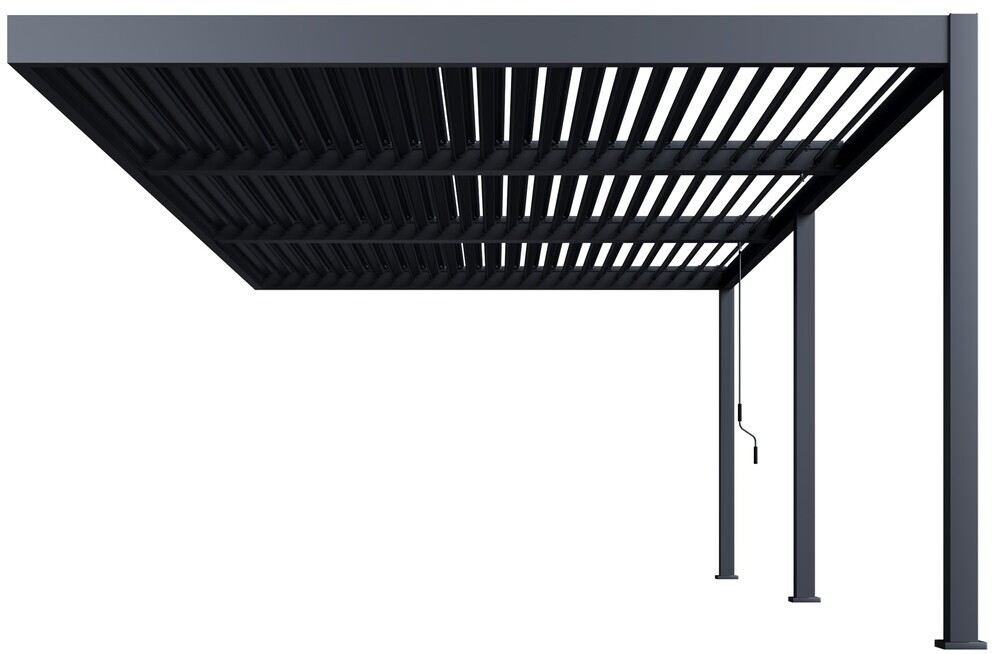 Bioklimatická pergola ke stěně INTRO DUO 4x4 m Rojaplast (foto 73)
