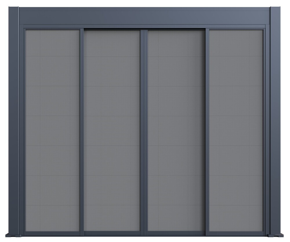 Pergola PANEL LAMELY zastínění fixní horizontální 1 m pro bioklimatickou Rojaplast (foto 125)