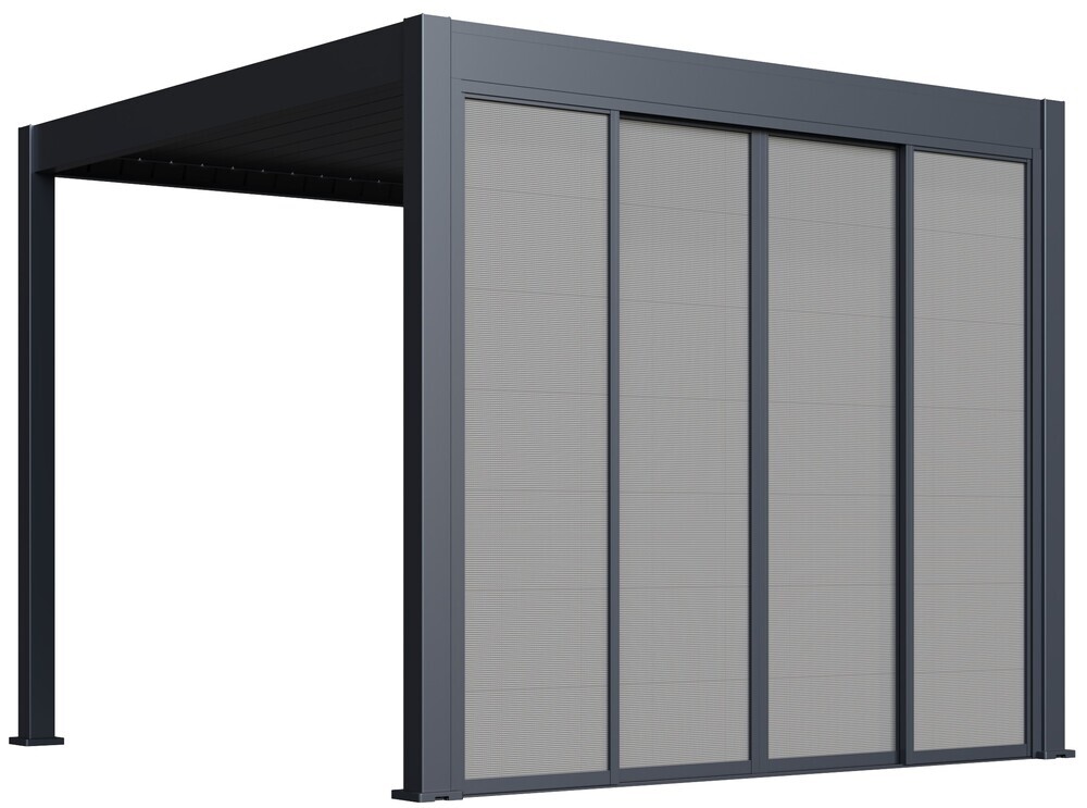 Pergola PANEL LAMELY zastínění fixní horizontální 1 m pro bioklimatickou Rojaplast (foto 124)