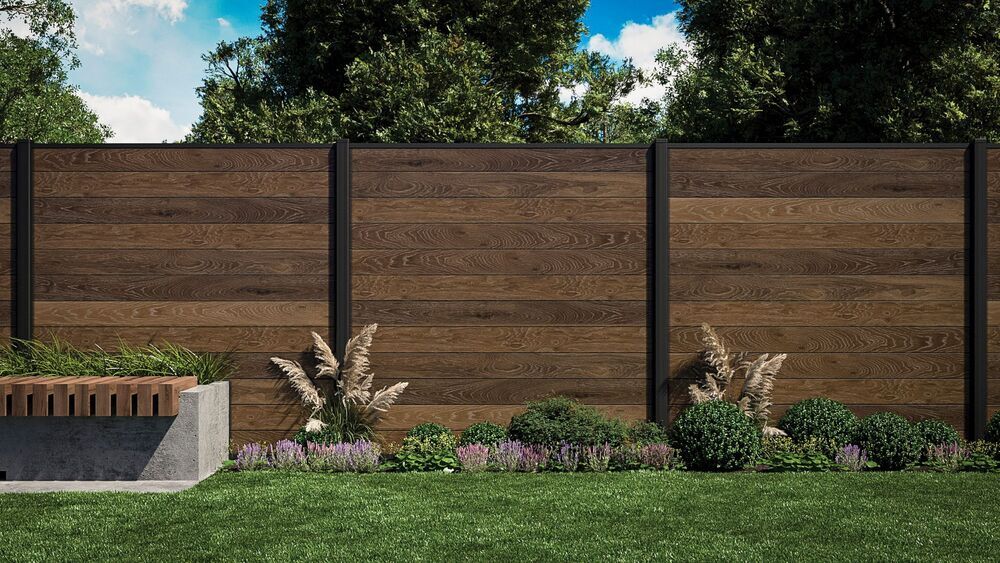 Ograja KETER FENCE KIT oreh (3x panel)