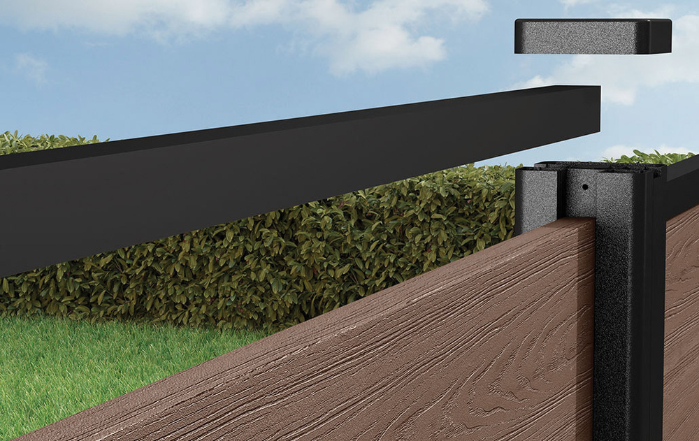 Ograja KETER FENCE KIT oreh (3x panel)