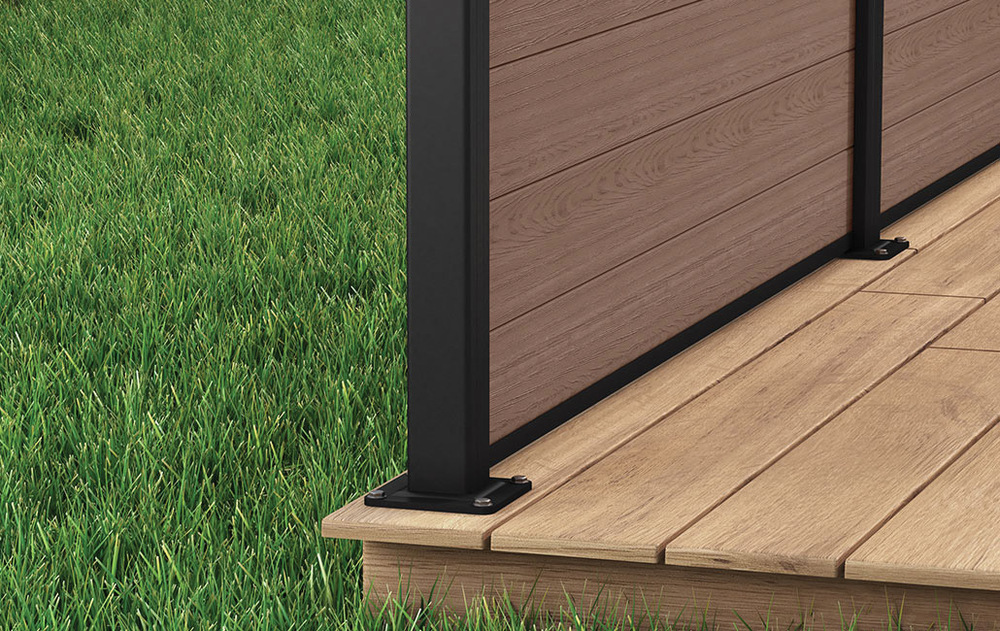 Ograja KETER FENCE KIT oreh (3x panel)