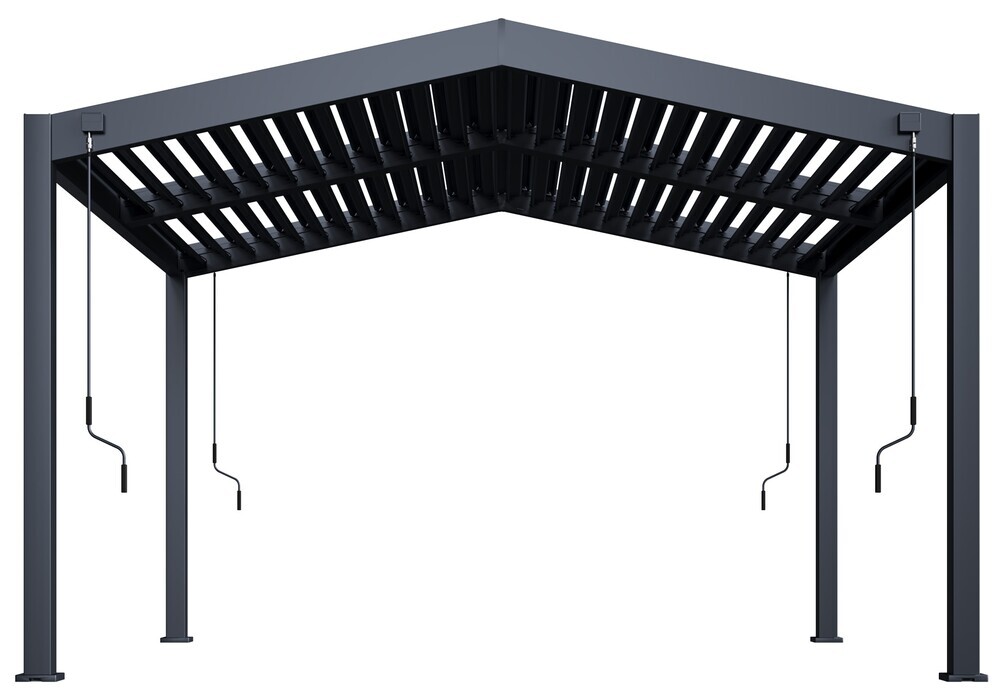 Pergola PANEL LAMELY zastínění fixní horizontální 1 m pro bioklimatickou Rojaplast (foto 117)
