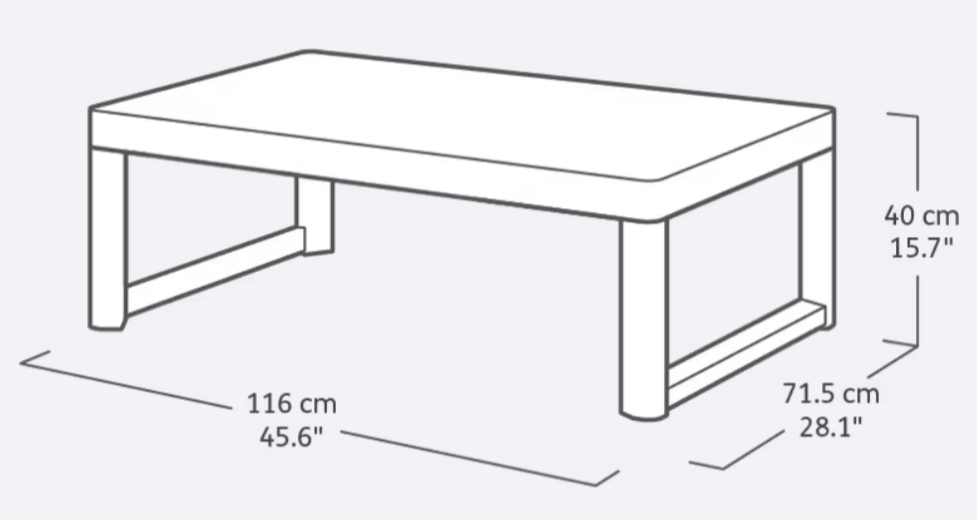 DECO LYON mizica iz ratana - pepelovec/kapucino