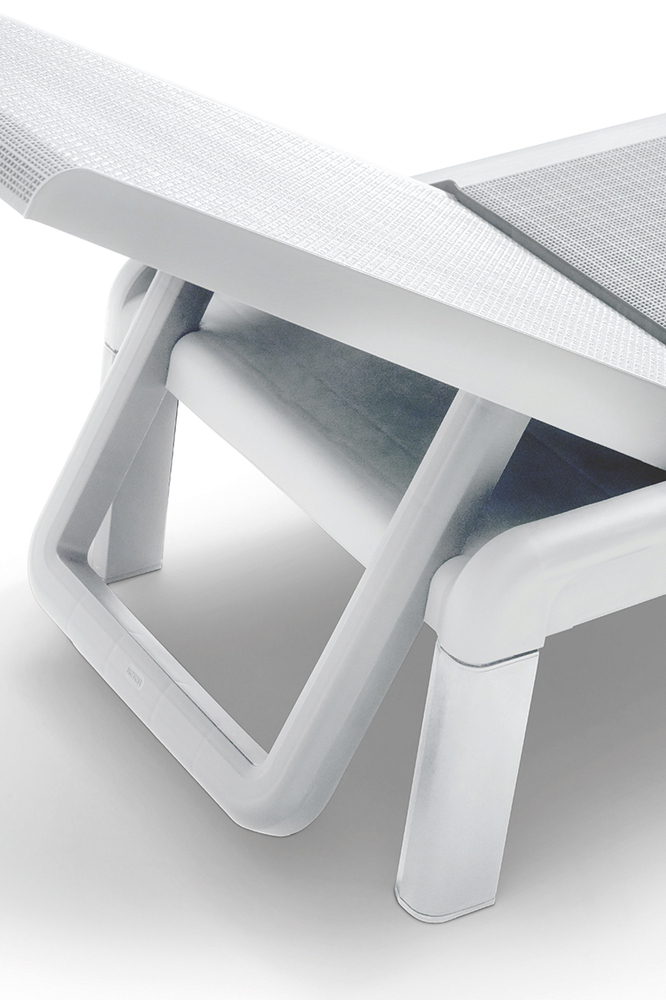 Ležalnik MALLORCA - bel