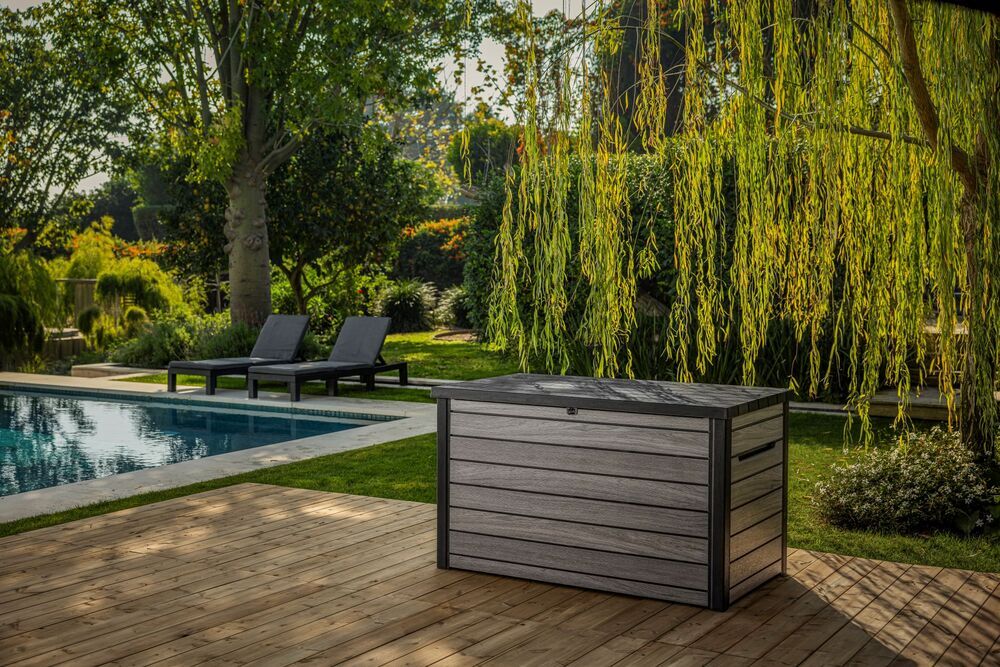 SIGNATURE HORIZONTALNA škatla za shranjevanje 870 L - STORM GREY