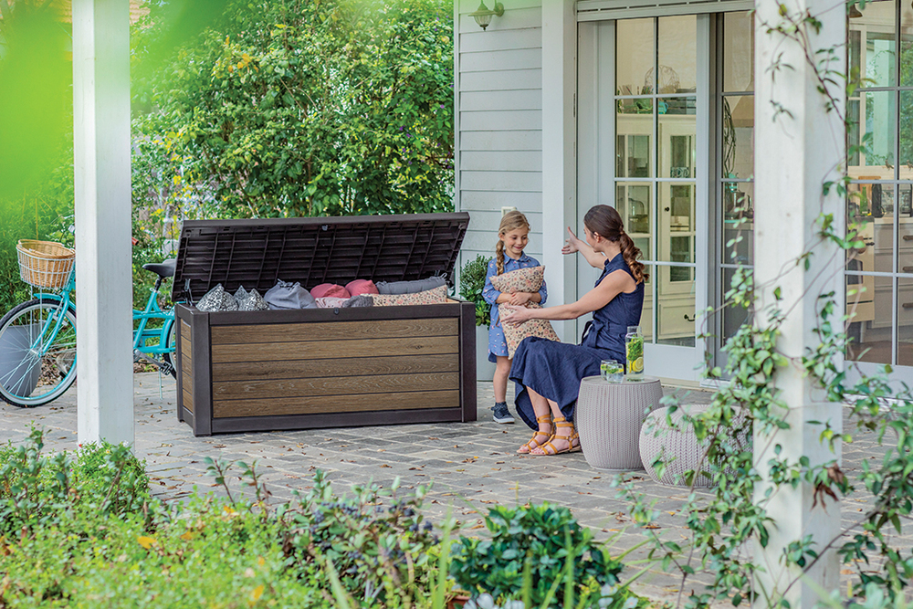 SIGNATURE HORIZONTALNA škatla za shranjevanje 630 L - OREH