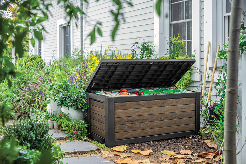 SIGNATURE HORIZONTALNA škatla za shranjevanje 630 L - OREH