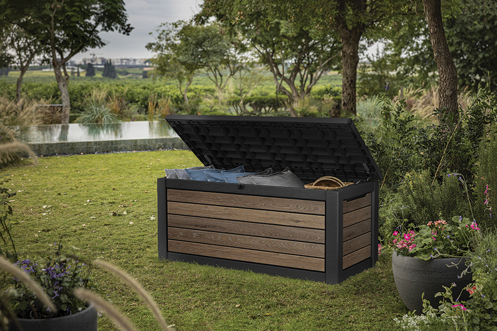 SIGNATURE HORIZONTALNA škatla za shranjevanje 630 L - OREH