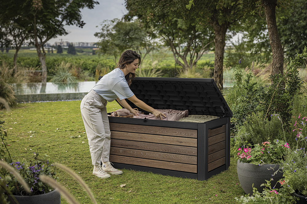 SIGNATURE HORIZONTALNA škatla za shranjevanje 630 L - OREH