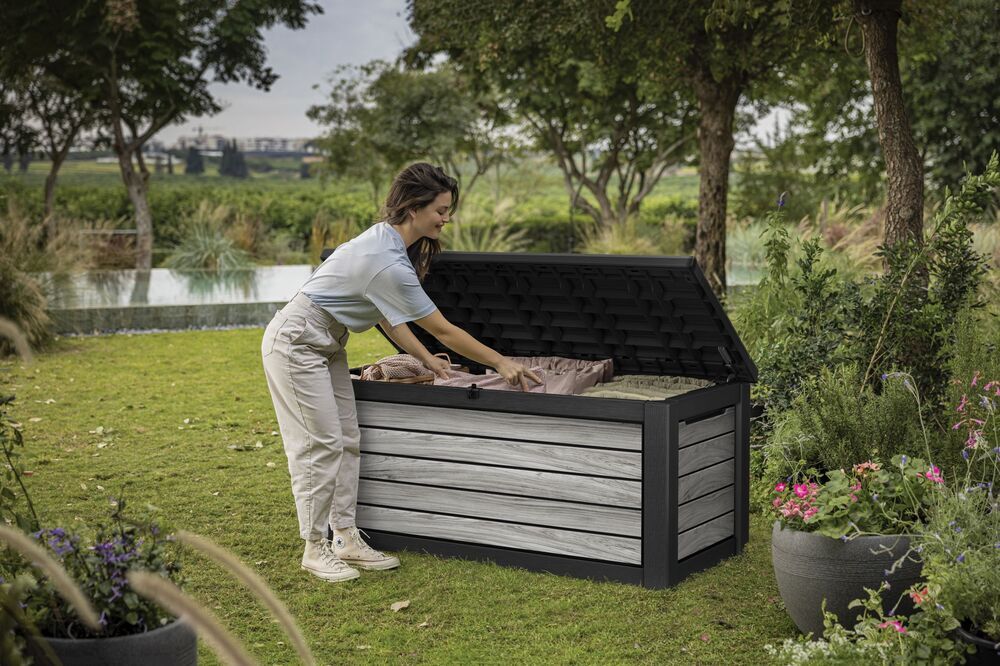 SIGNATURE HORIZONTALNA škatla za shranjevanje 630 L - STORM GREY