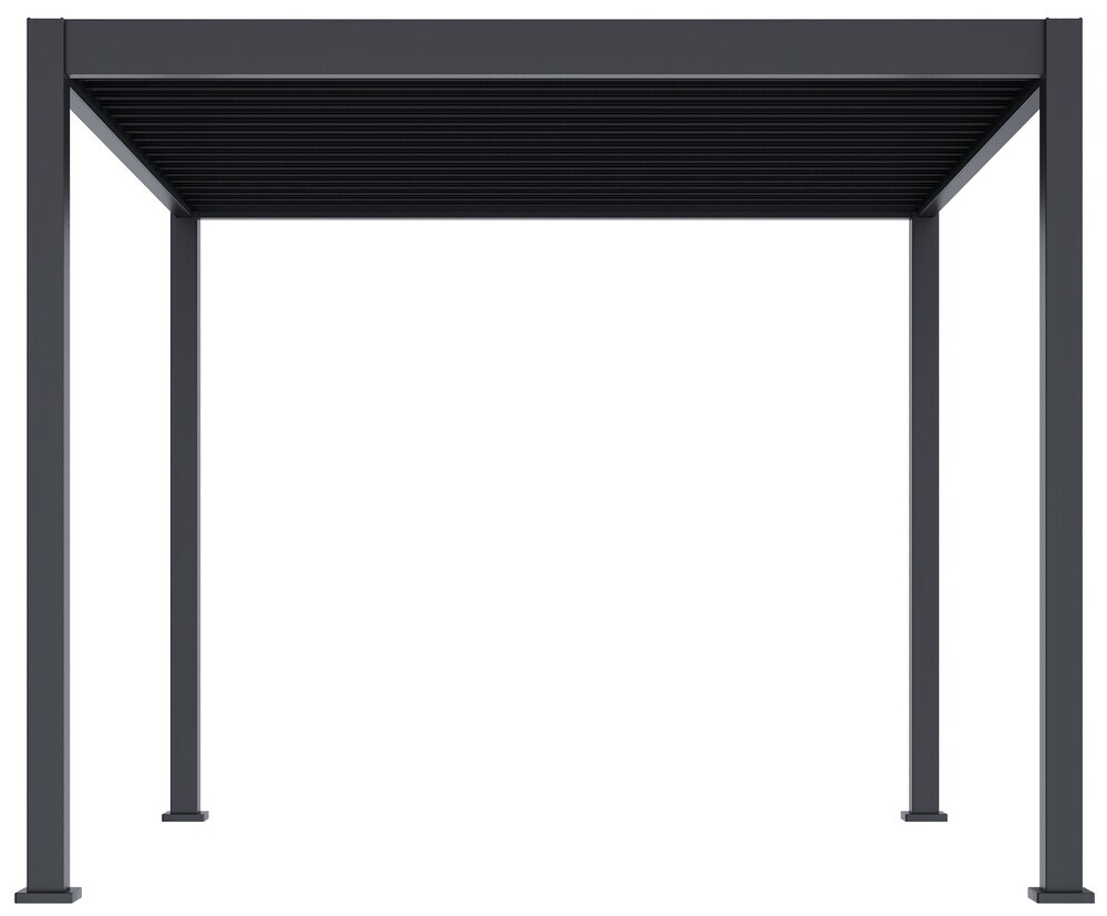 Bioklimatska pergola ECO 3x3 m, jeklena - prostostoječa