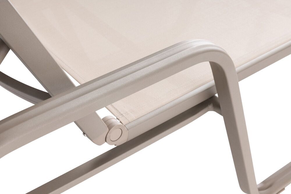 Aluminijasti ležalnik KETTLER BASIC PLUS - taupe / beige