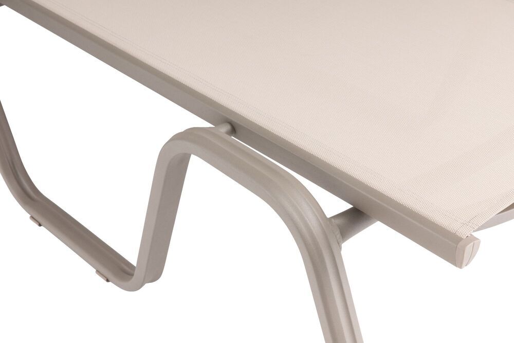 Aluminijasti ležalnik KETTLER BASIC PLUS - taupe / beige