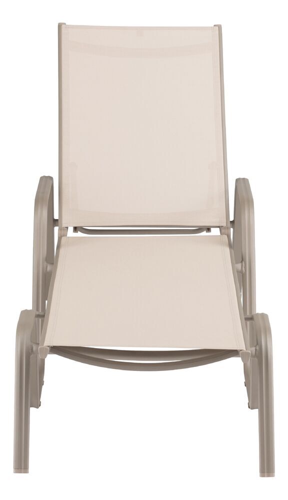 Aluminijasti ležalnik KETTLER BASIC PLUS - taupe / beige