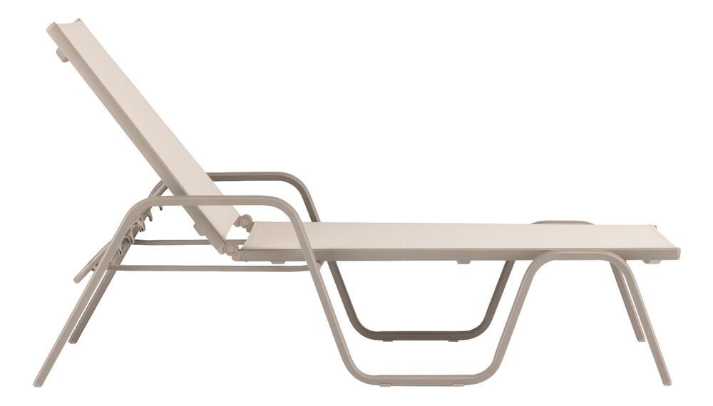 Aluminijasti ležalnik KETTLER BASIC PLUS - taupe / beige