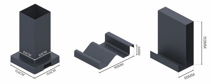 Bioklimatska pergola ECO 6x3 m, jeklena - prostostoječa