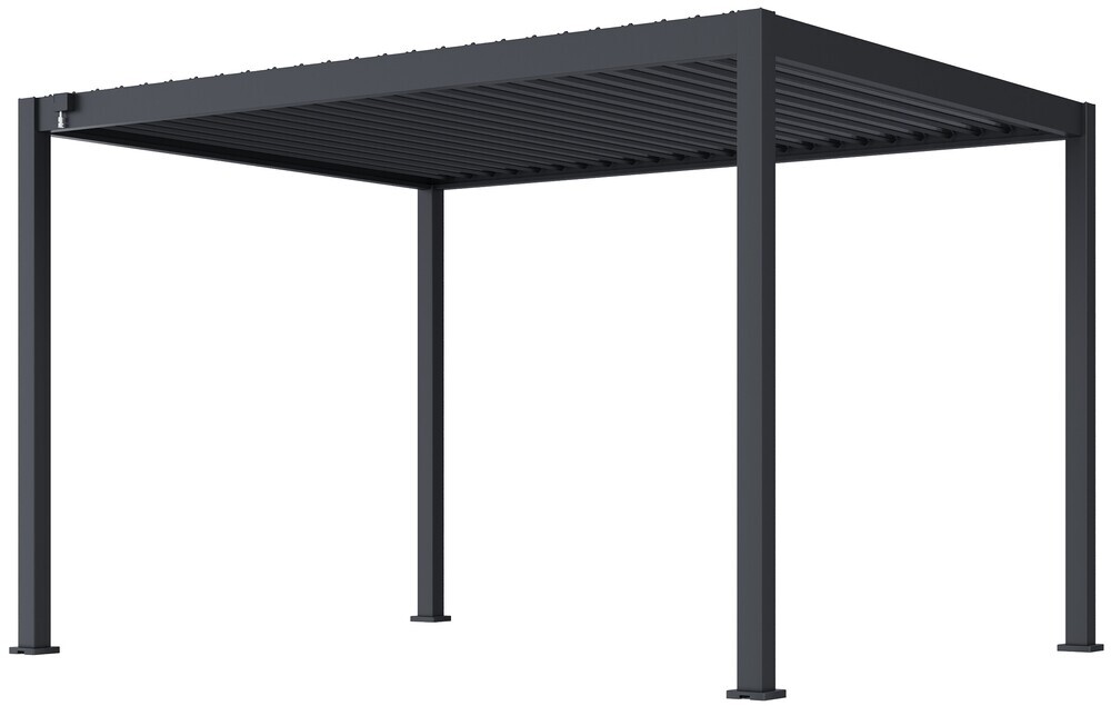 Bioklimatska pergola ECO 4x3 m, jeklena - prostostoječa