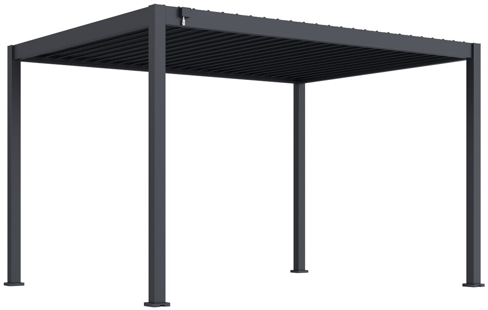 Bioklimatska pergola ECO 4x3 m, jeklena - prostostoječa